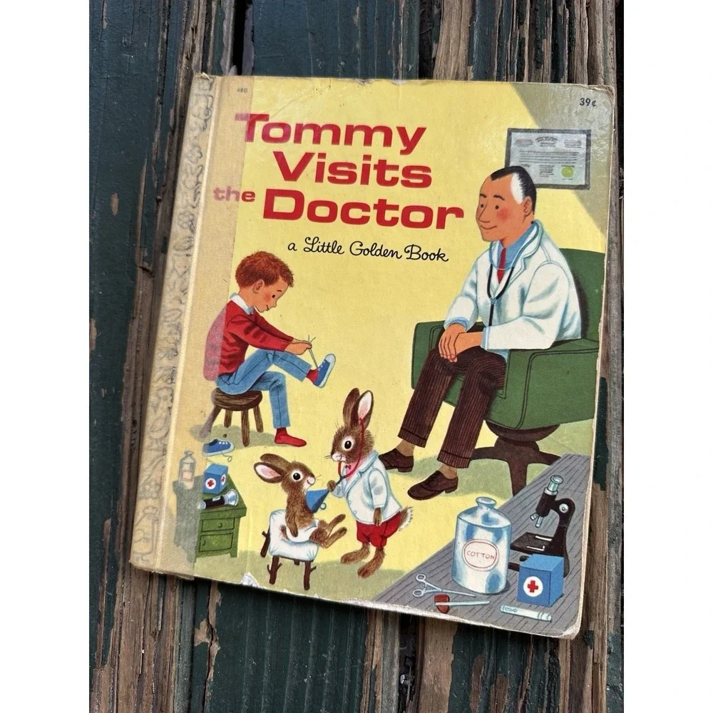 TOMMY VISITS THE‎ DOCTOR Little Golden Book #480 1969